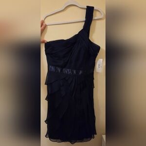 Adrianna Papell Navy Blue Formal Dress